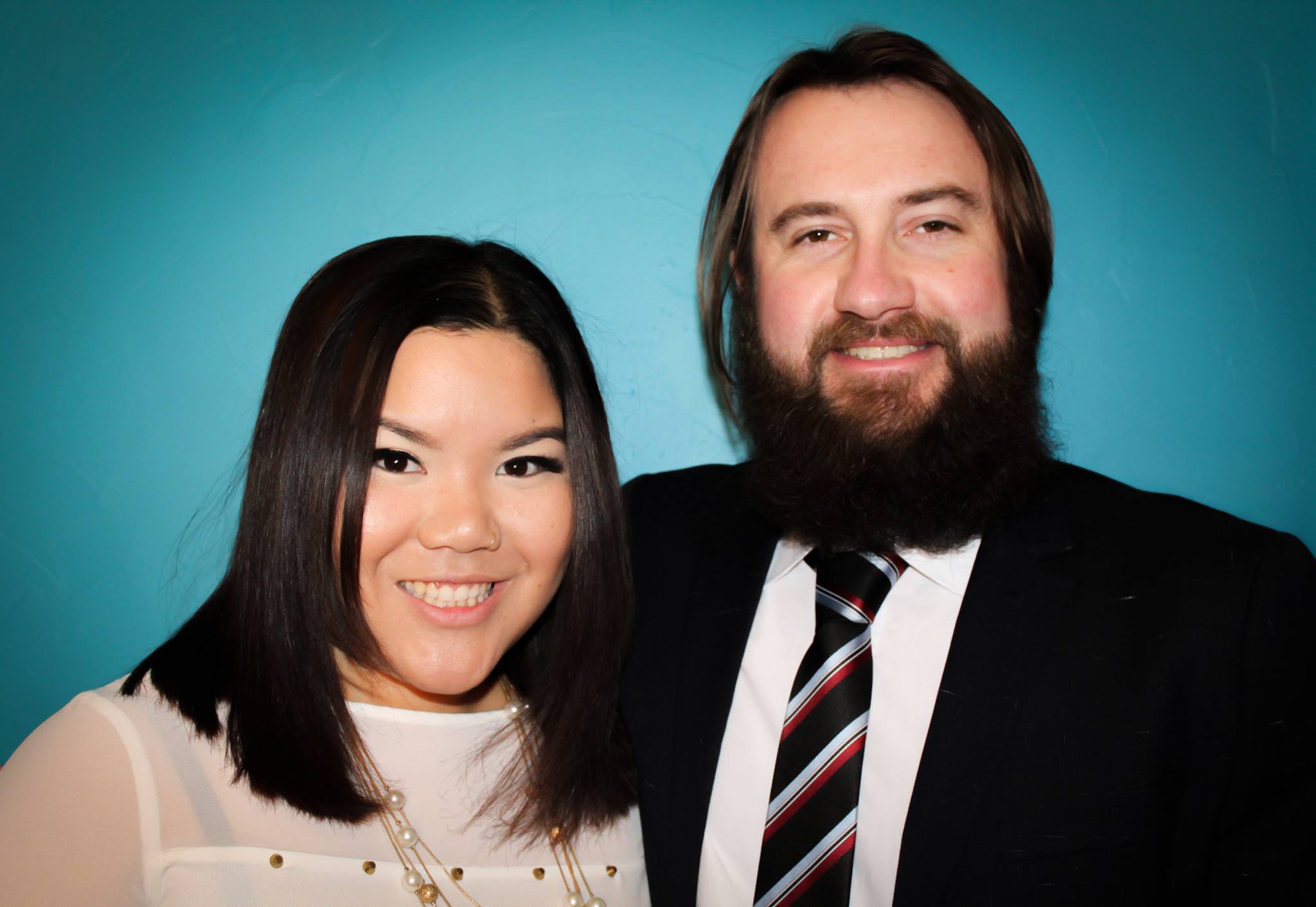 Elsaida Alerta and the extraordinarily affable Peter Dueck