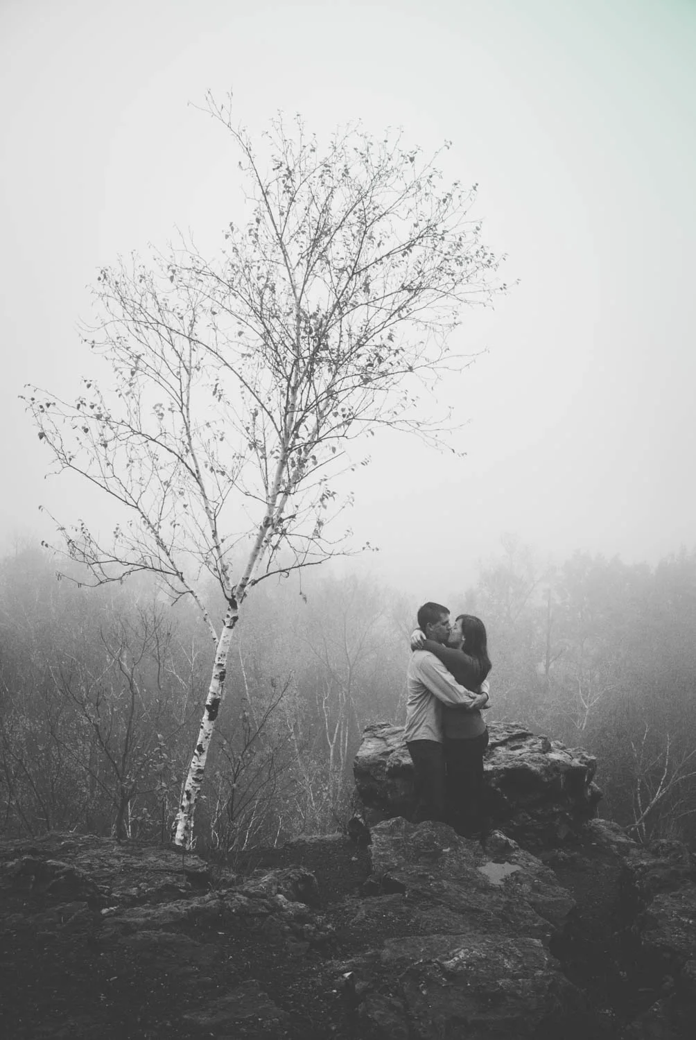 LaCrosse, WI fall engagement: Grandad Bluff