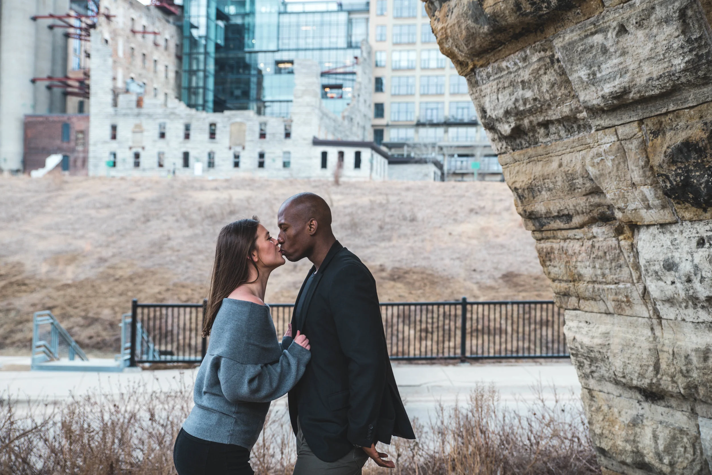 Minneapolis Stone Arch Bridge Engagement