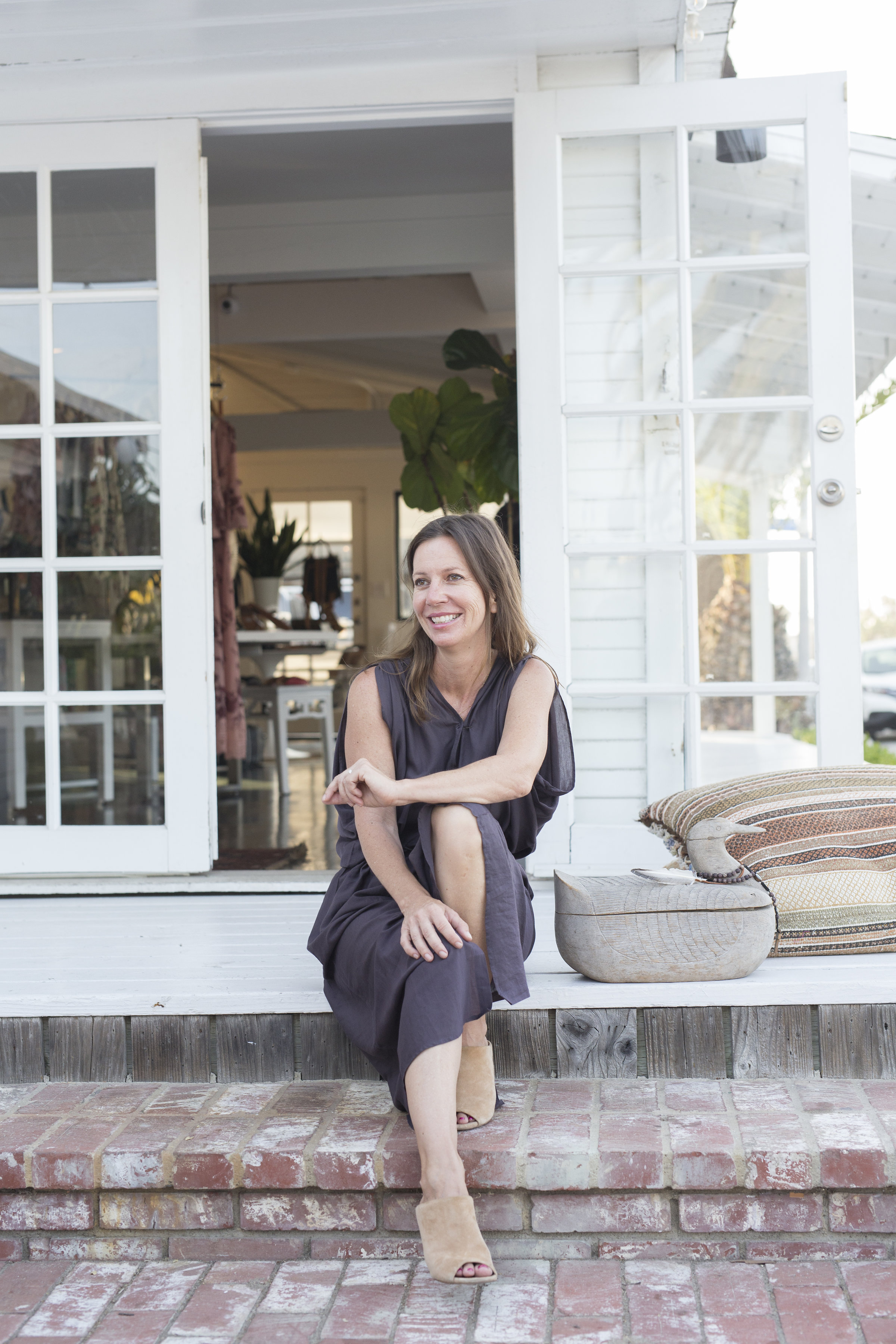 Lisa Martinez on a lark at Cleobella.jpg