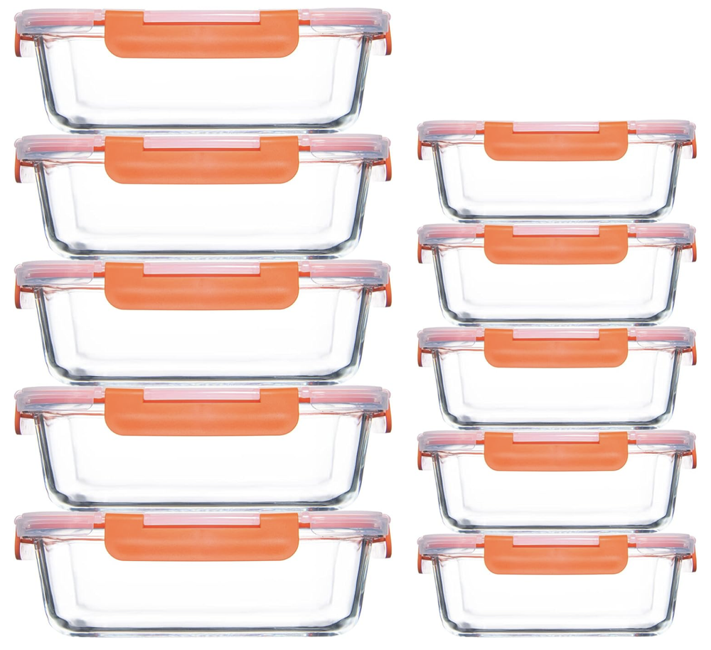 Glass Food Storage Containers, $28