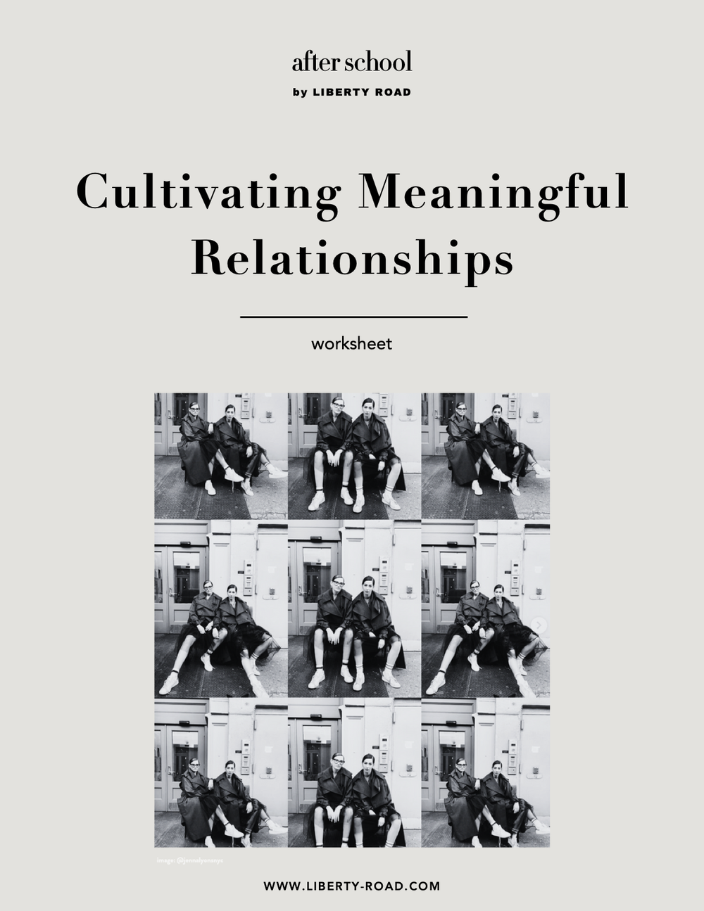 after school: Cultivating Meaningful Relationships Worksheet