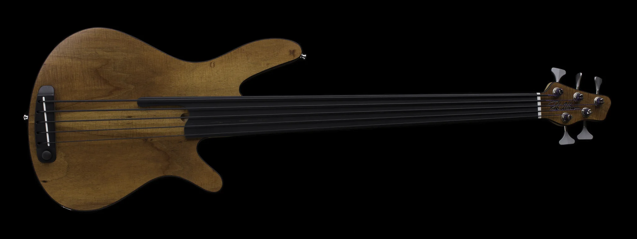 Mb-2 Koa 5 String Fretless Bass #1386