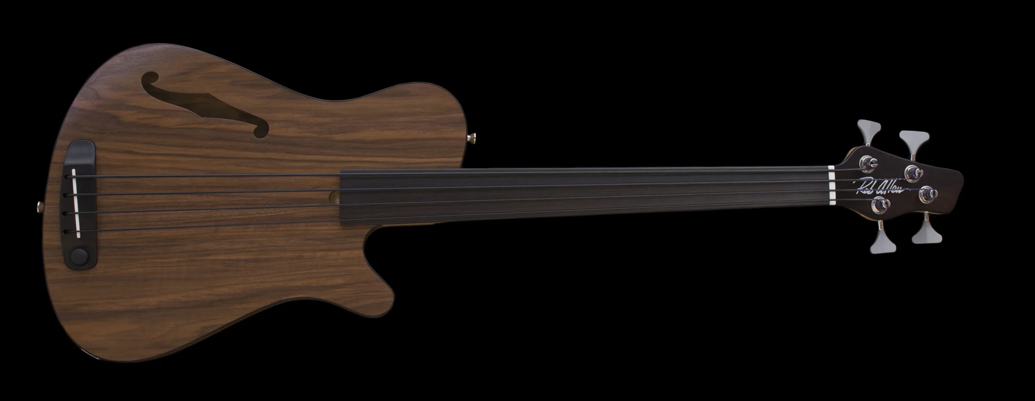 Mouse 30 Walnut Short Scale Fretless Bass #1429