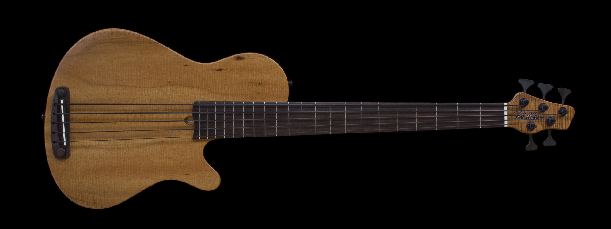 Deep 5 Koa Fretted Bass #1379