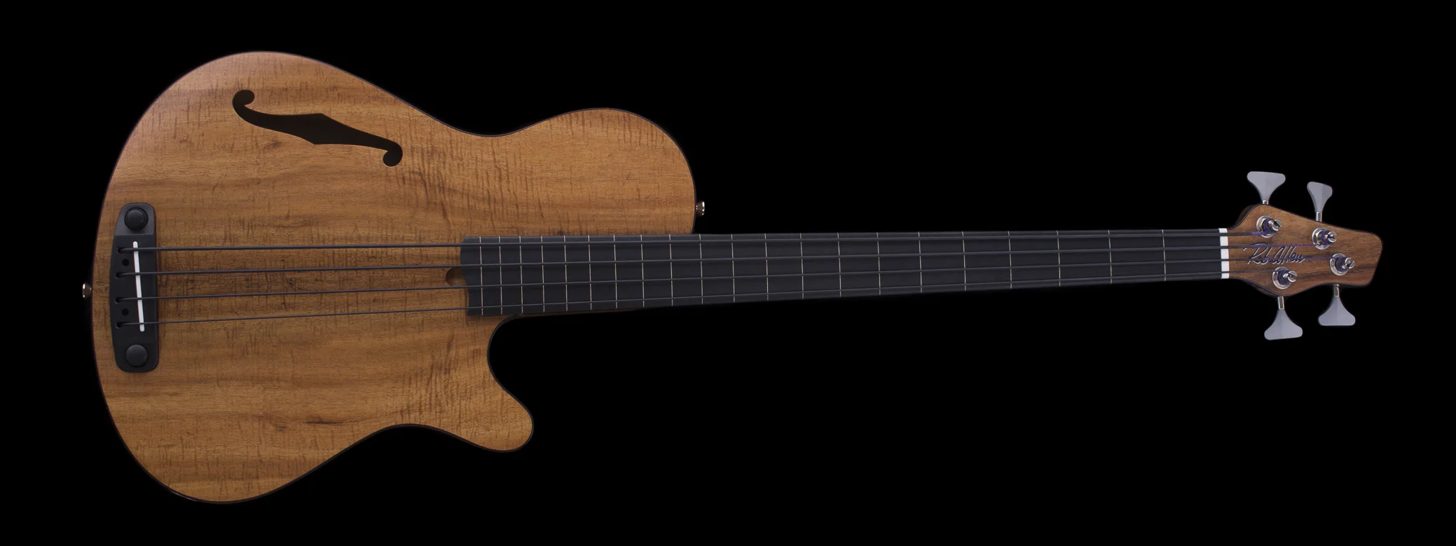 Deep 4 Koa Fretless Bass #1427