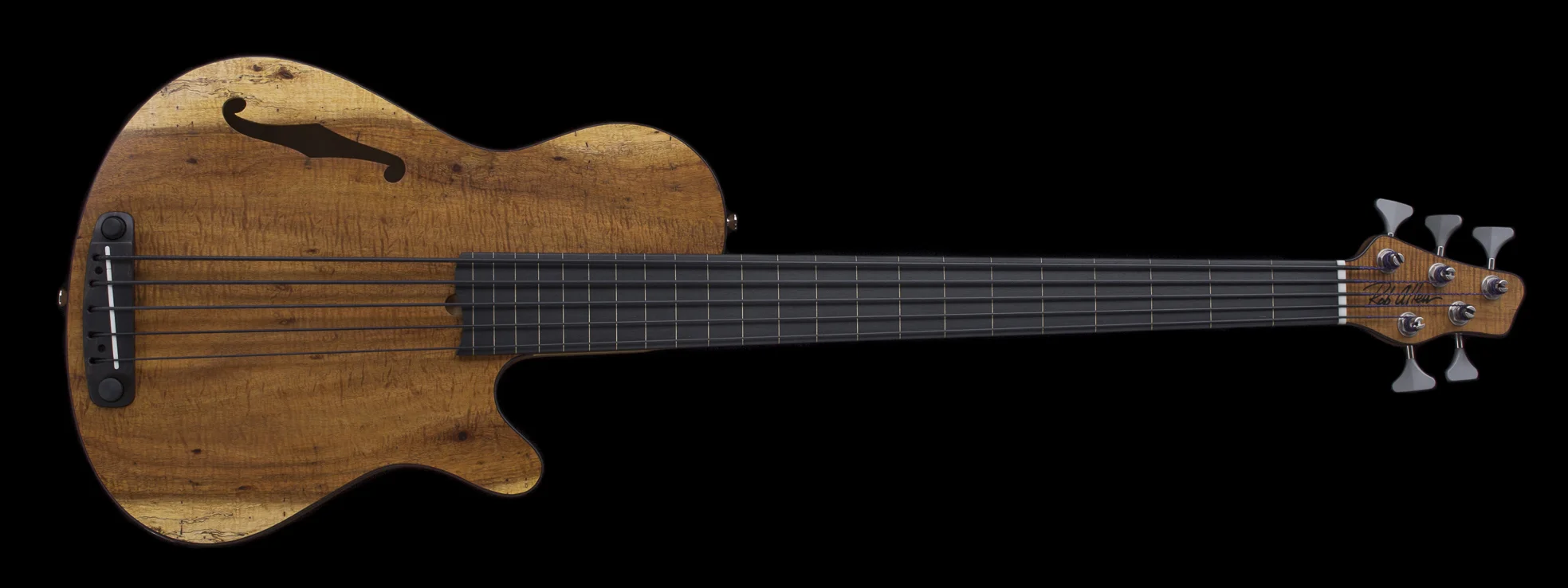 Deep 5 Koa Fretless Bass #1448