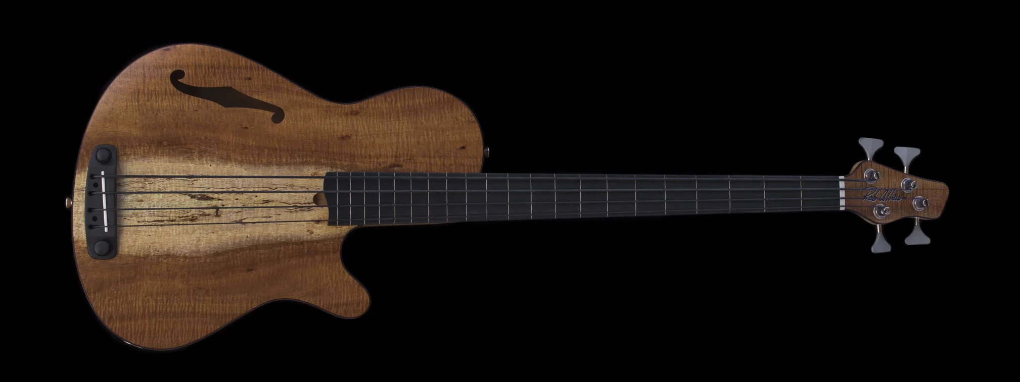 Deep 4 Koa Fretles Bass #1446