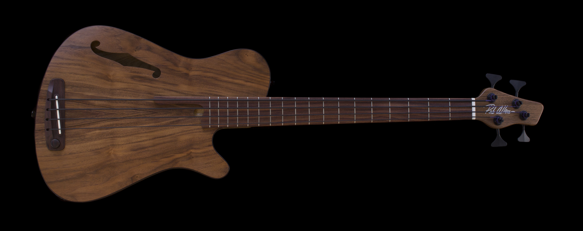 Mouse 30 Walnut Fretted Short Scale Bass#1465 SC