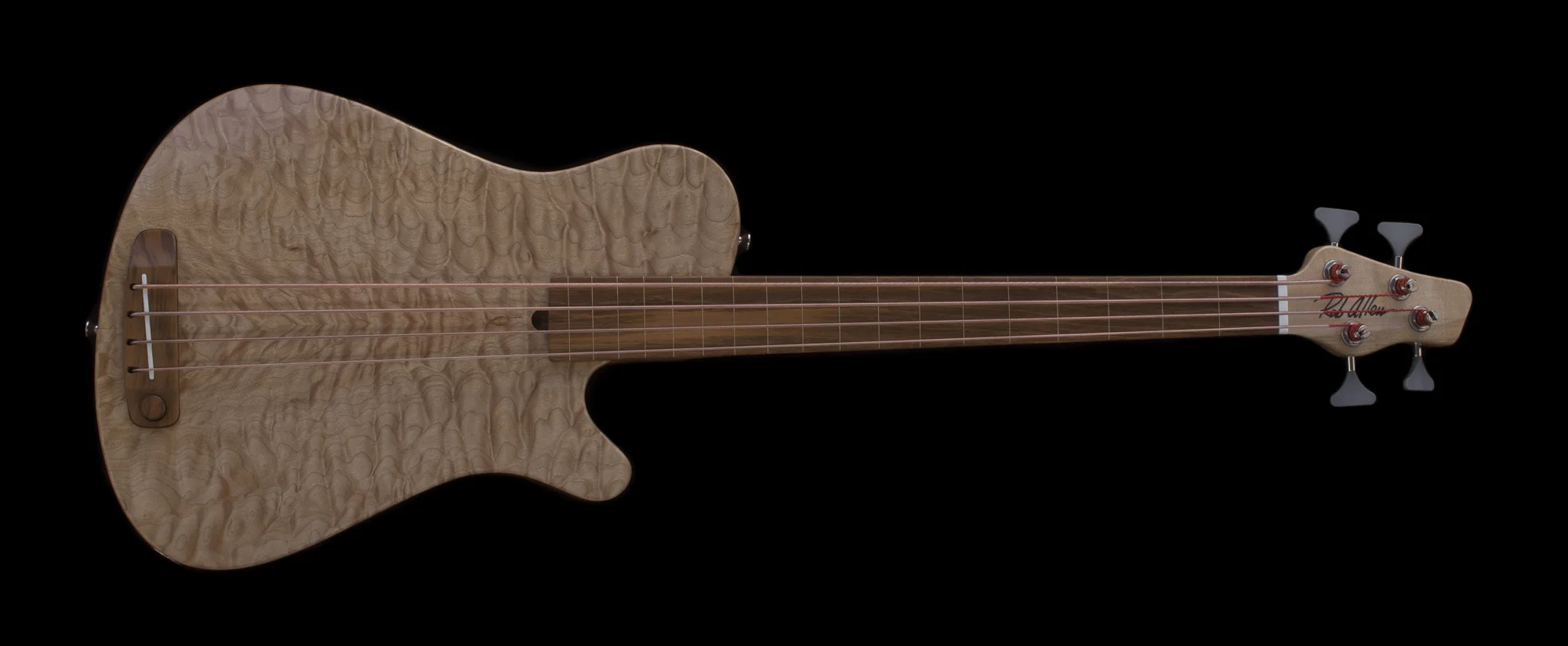 Mouse 30 Maple Fretless Short Scale Bass #1469