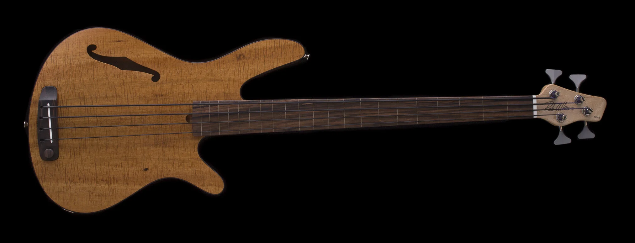 Mb-2 Koa Fretless Bass #1500