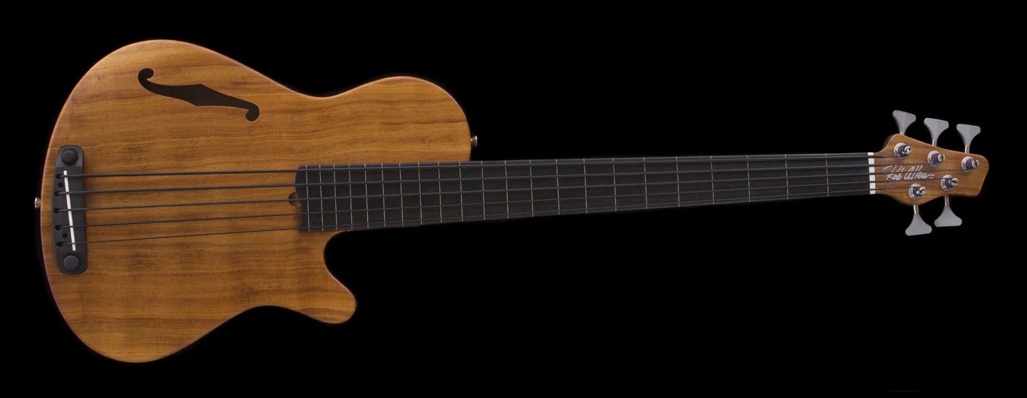 Deep 5 Koa Fretless Bass #1504