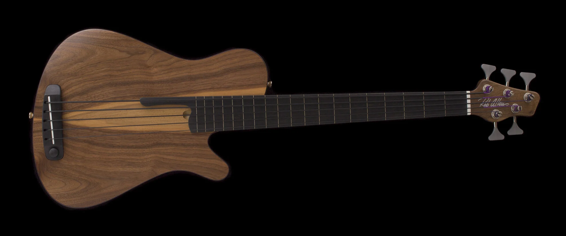 Mouse 30-5 Walnut Five String Short Scale Fretless Bass #1507