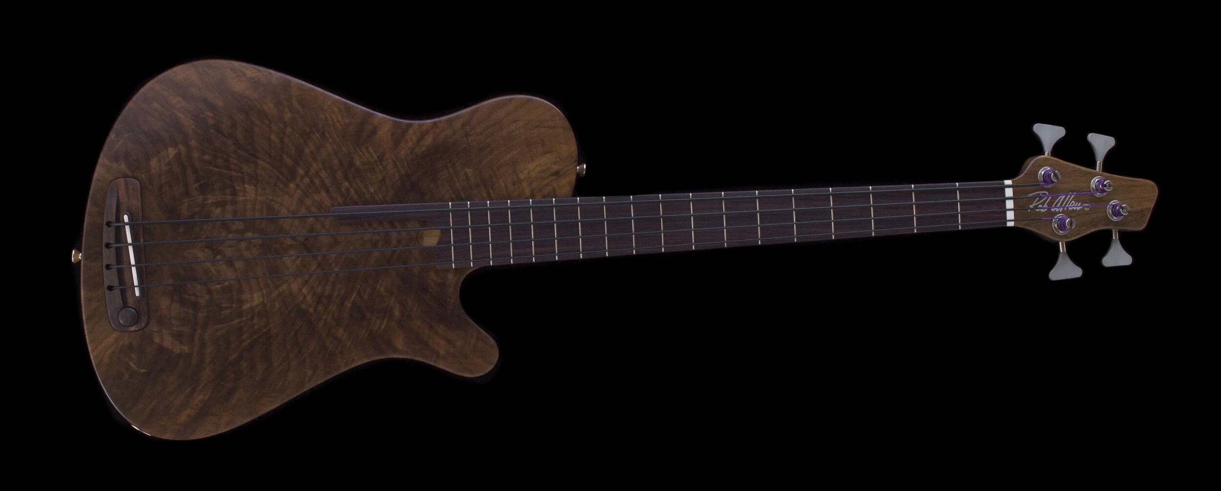 Mouse 30 Walnut Fretted Short Scale Bass #1525