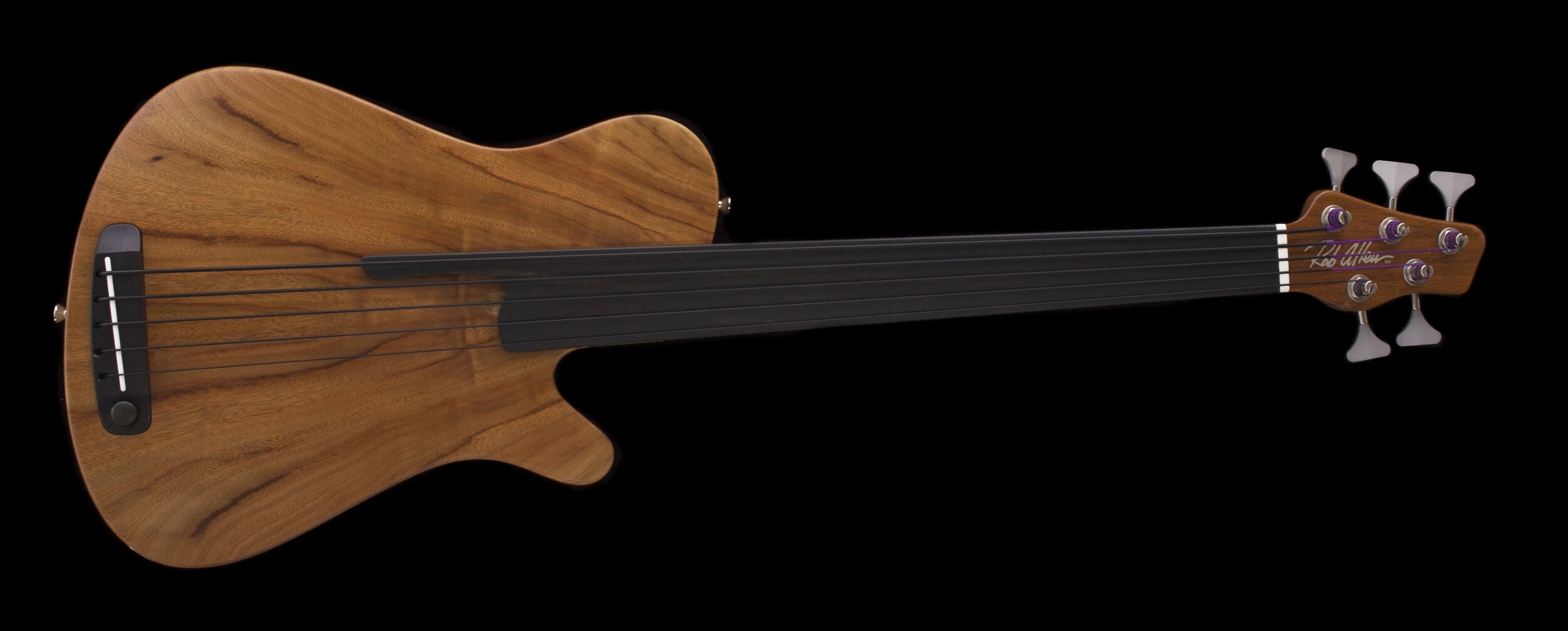 Mouse 30-5 Eucalyptus Five String Fretless Short Scale Bass#1531