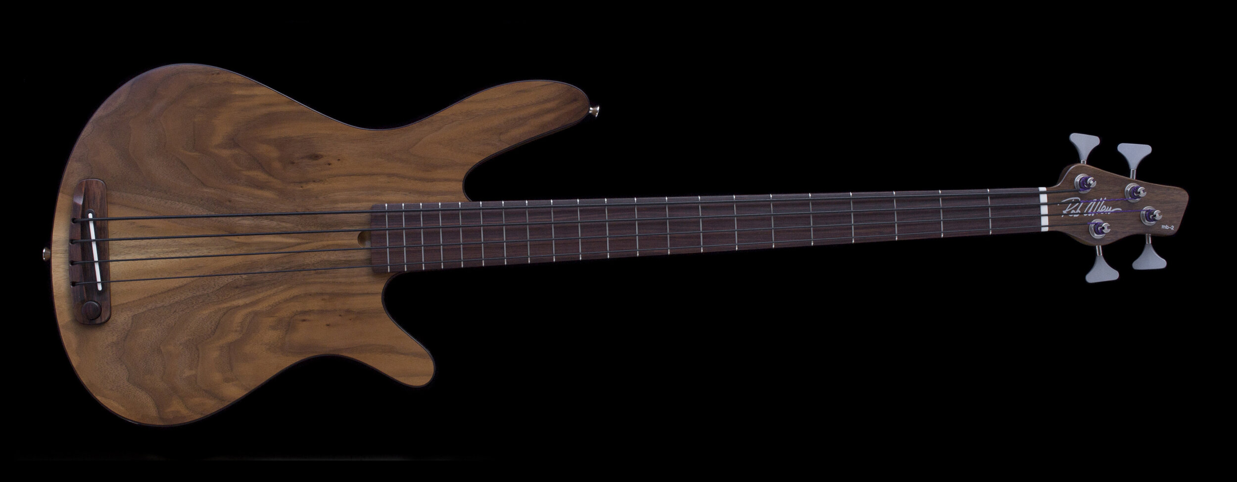 Mb-2 Walnut Fretted Bass #1526