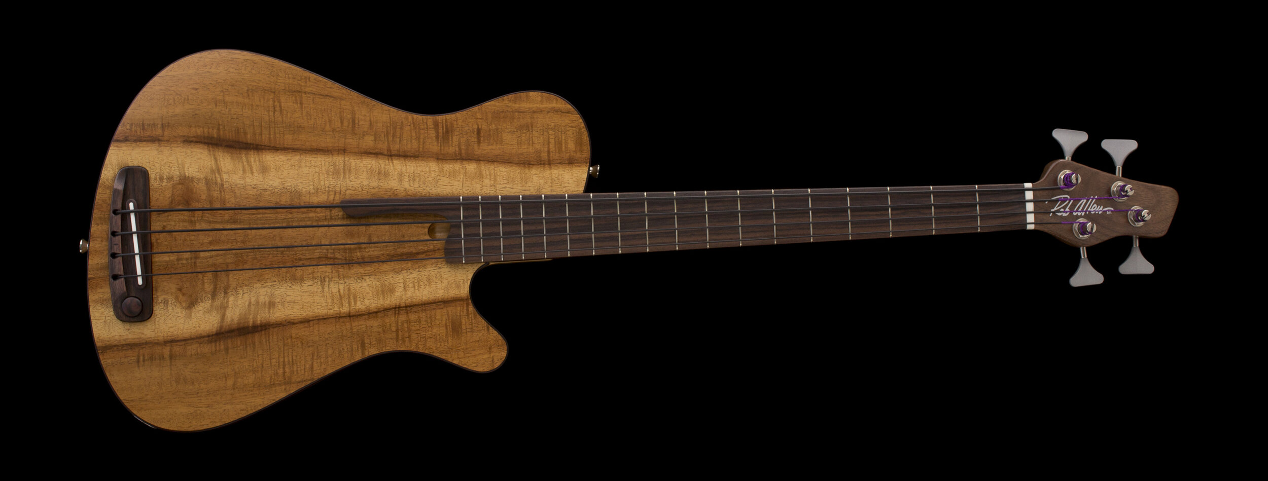 Mouse 30 Koa Fretted Short Scale Bass#1527 