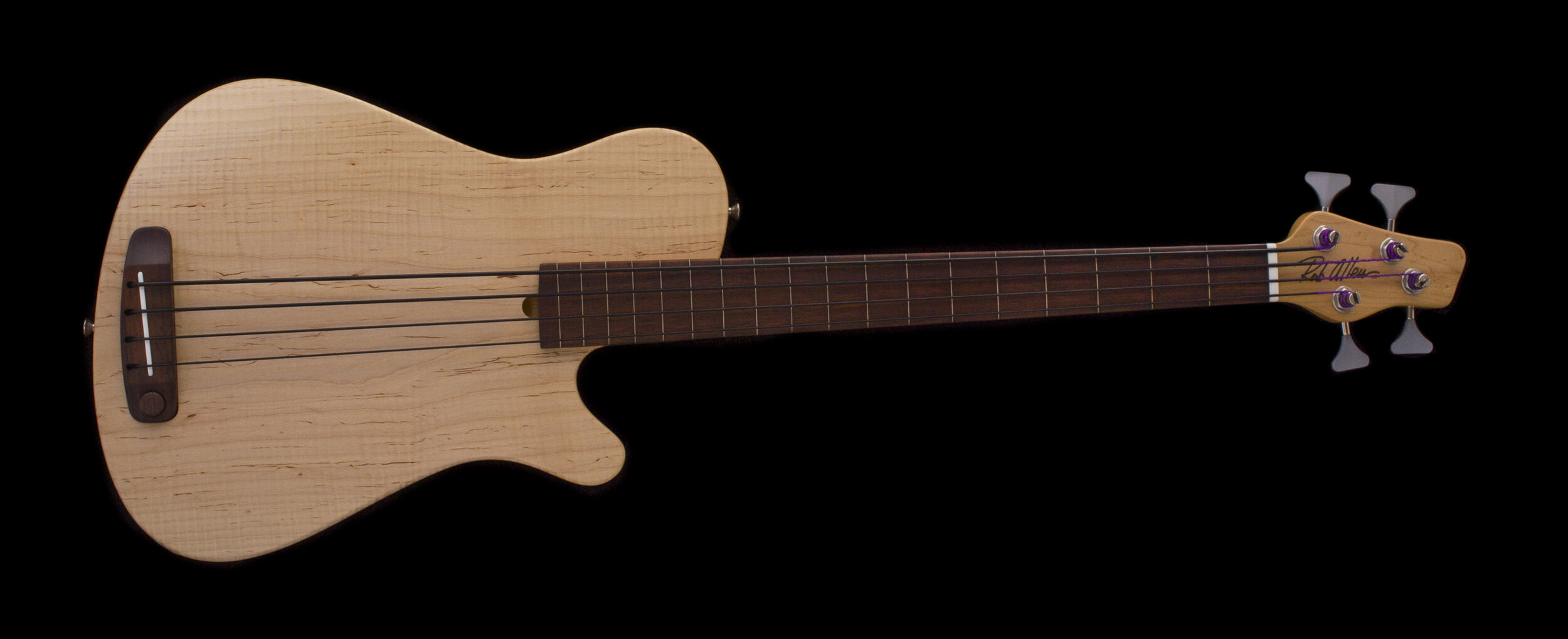 Mouse 30 Maple Fretless Short Scale Bass #1534