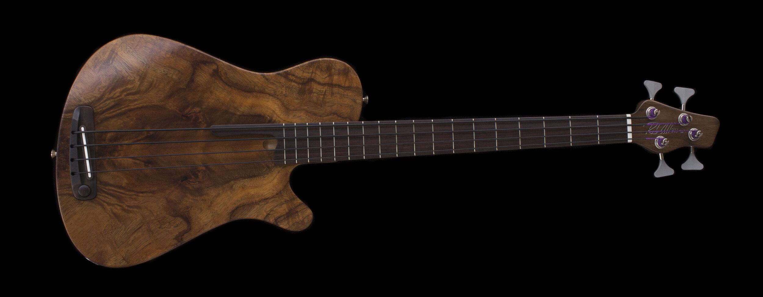 Mouse 30 Koa Fretted Short Scale Bass #1536 NP