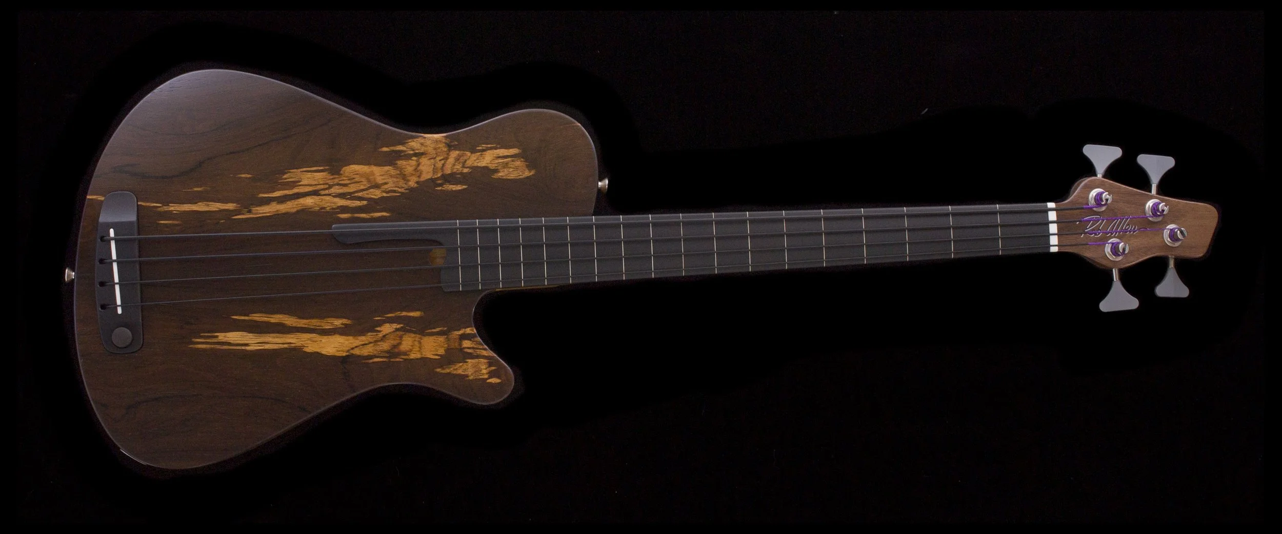 Mouse 30 Brazilian Rosewood, Short Scale fretless Bass #1566