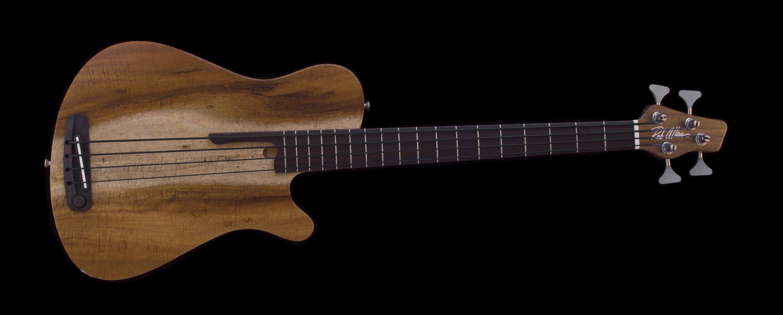 Mouse 30 Koa, Fretted Short Scale Bass #1564