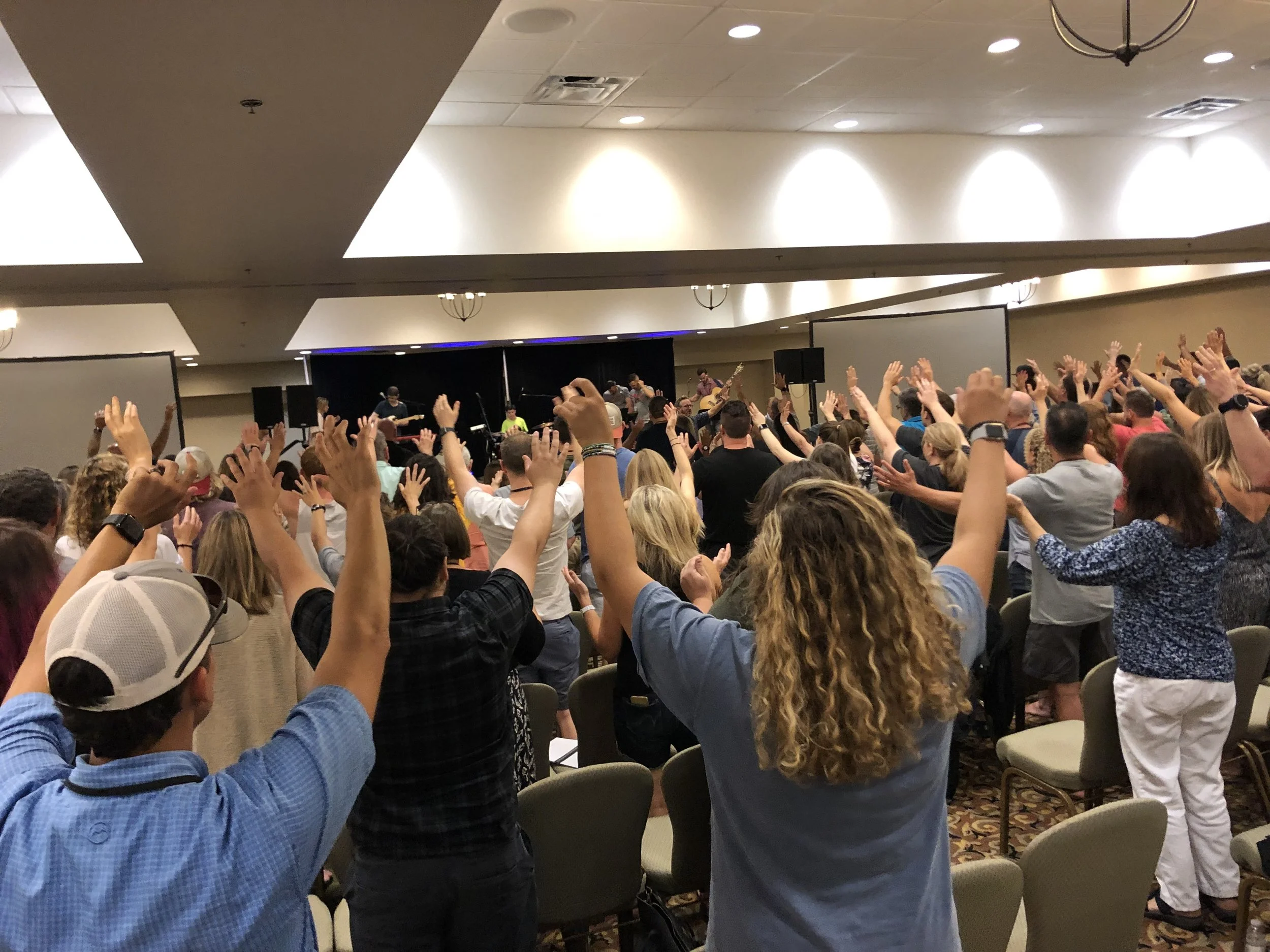 Worshipping together at Celebration Southeast