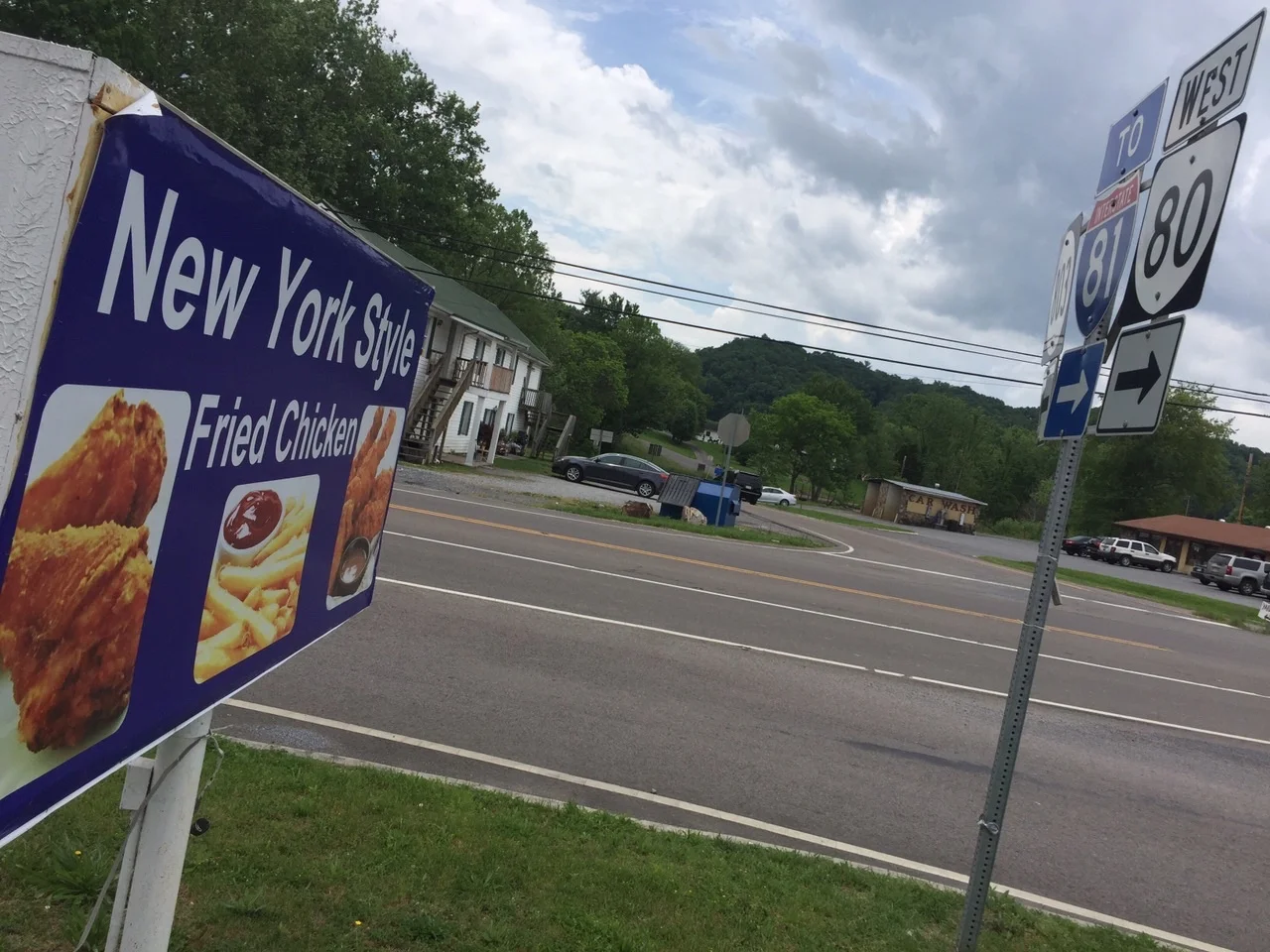 Apparently when one is close to Kentucky, the Colonel Kentucky Fried Chicken is not the end-all and be-all in the fried chicken business.