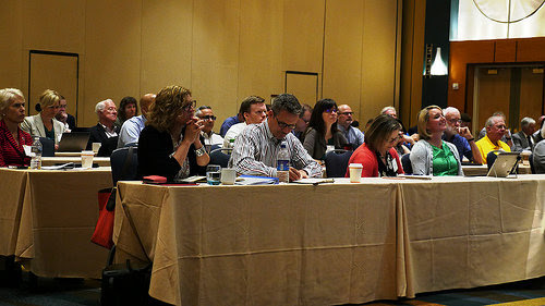 Participants at the launch meeting for the Maryland Climate Leadership Academy earlier this year.