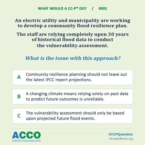 CC-P Quiz #001 — Flood Resilience Planning and the Stationarity Assumption