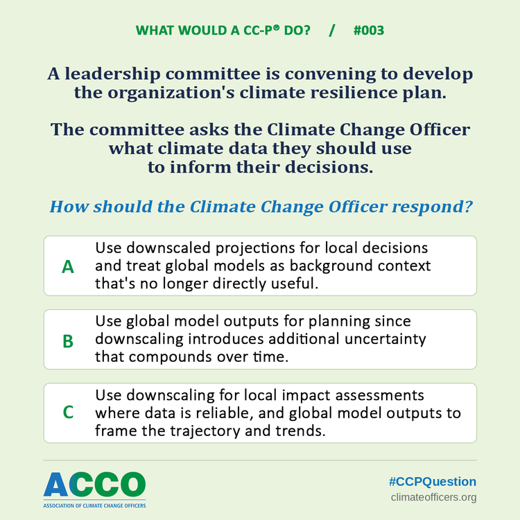 CC-P Quiz #003 — Climate Downscaling