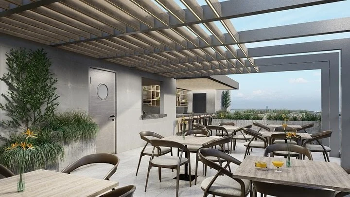 Donde la ciudad se encuentra con el horizonte: Dise&ntilde;amos un proyecto en altura que se abre ante las vistas urbanas, integrando comercio, vivienda y dise&ntilde;o contempor&aacute;neo. 🌱