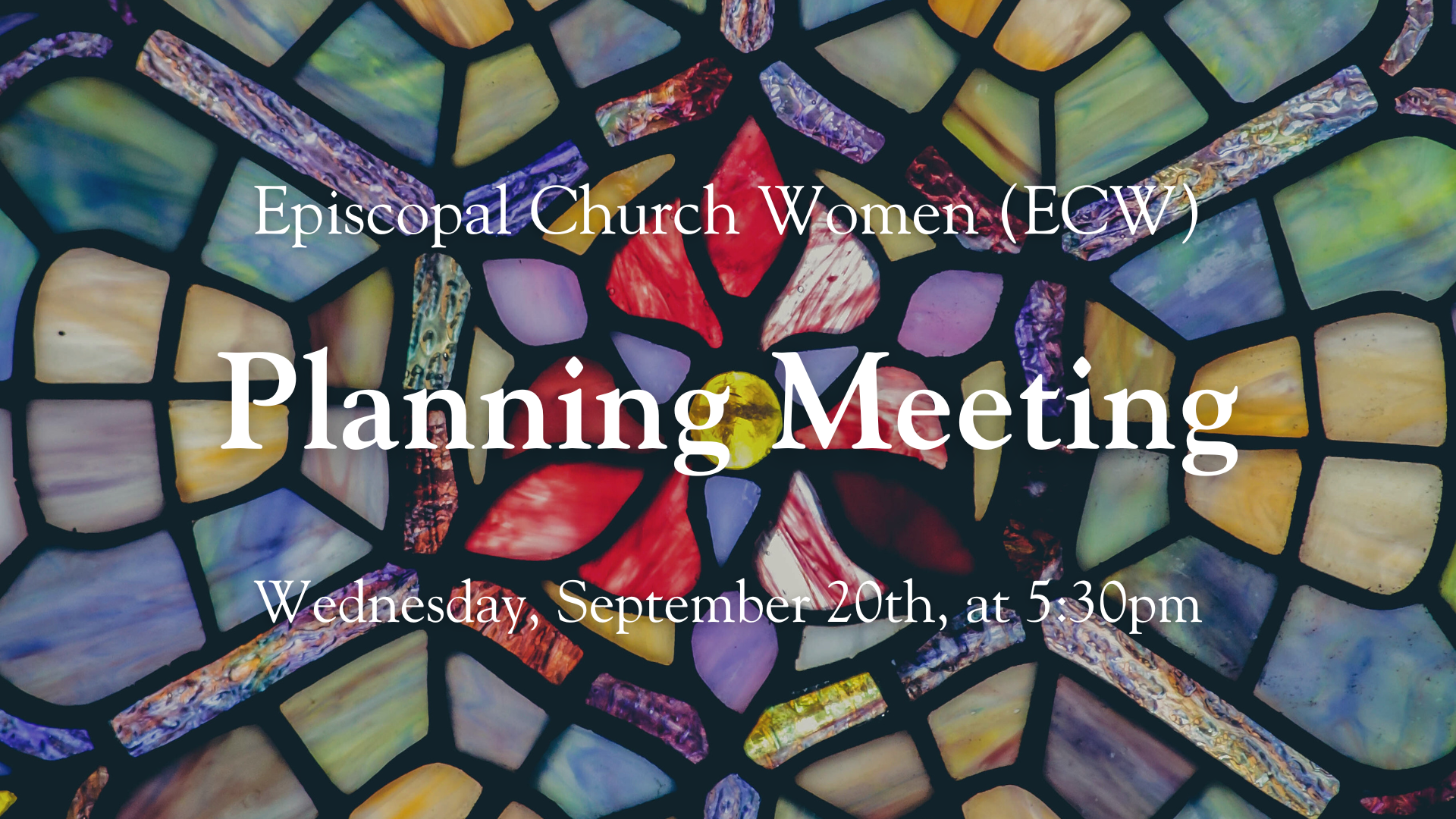 Episcopal Church Women (ECW) Planning Meeting