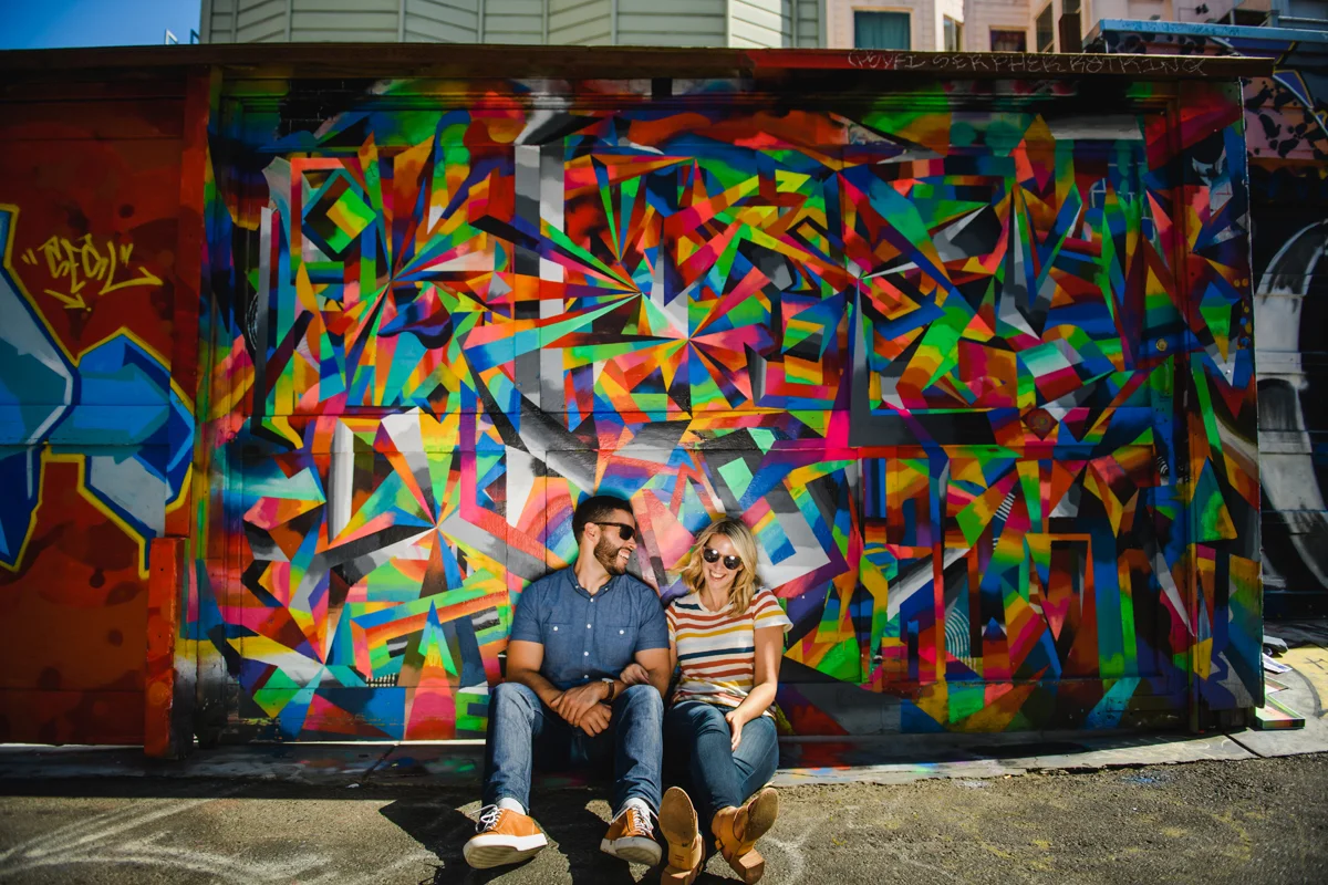 Chris and Stephanie's Mission District Engagement Session