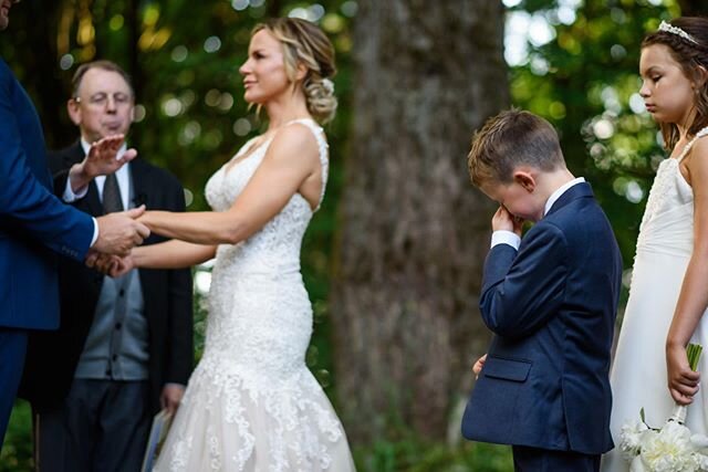 This son of the bride was all tears as he watched his mom get married. It was so endearing, heartbreaking, and sweet all at once. ⁠He wore his heart on his sleeve all day with so much love for him mom.⁠⠀
.⁠⠀
.⁠⠀
.⁠⠀
#honeysucklephotography #wedding #