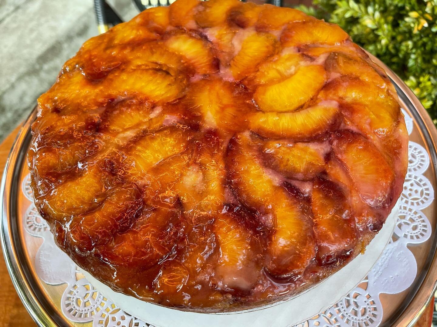 This week at Iron Rooster-
Upside Down Plum Cake