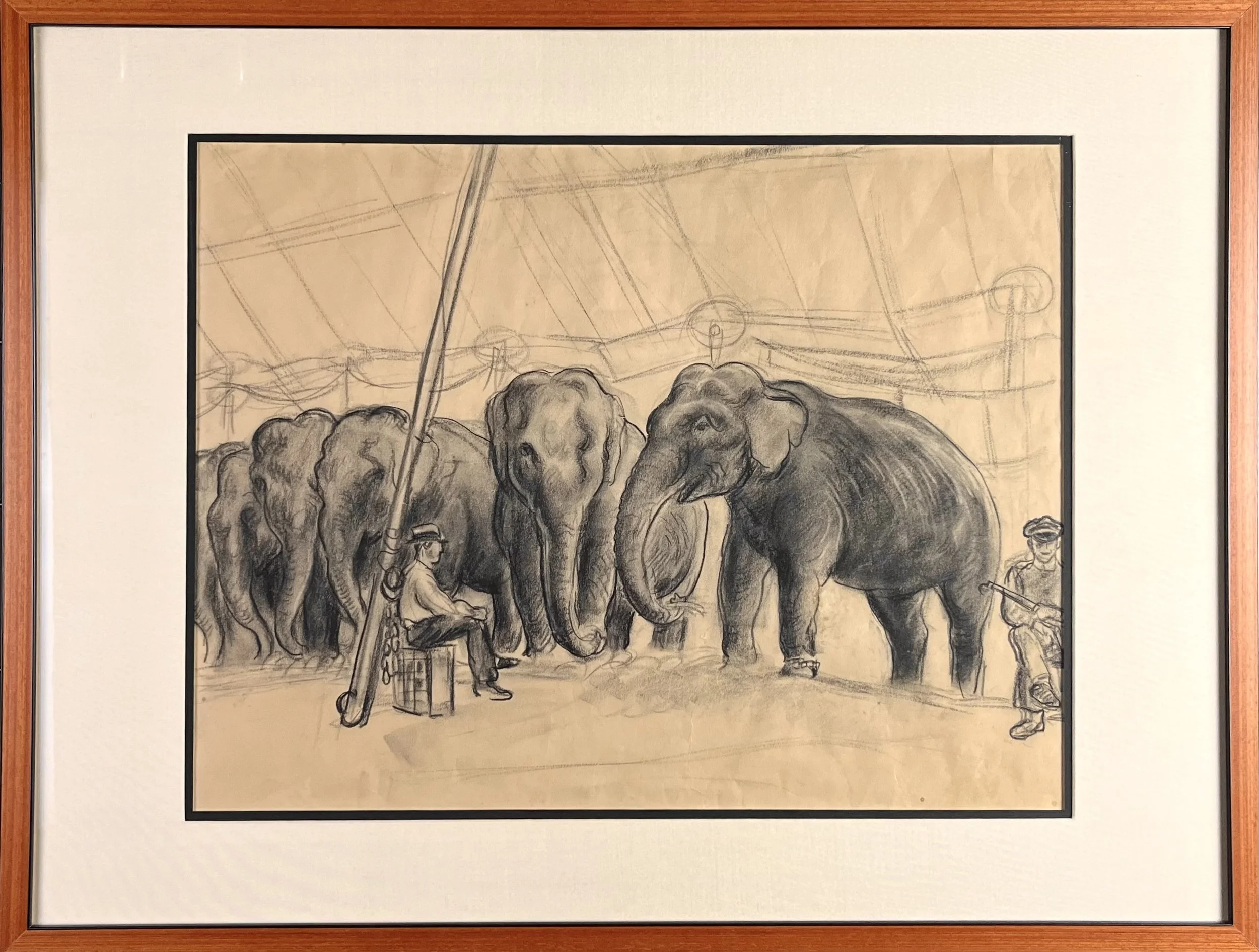 John-Steuart-Curry-Circus-Elephants-Framed.jpeg