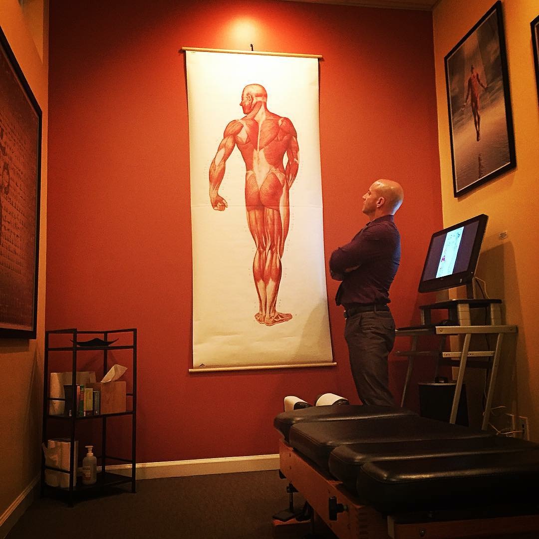 Visually stimulating artwork in all of the adjusting rooms at The Life Center Chiropractic in Los Angeles.