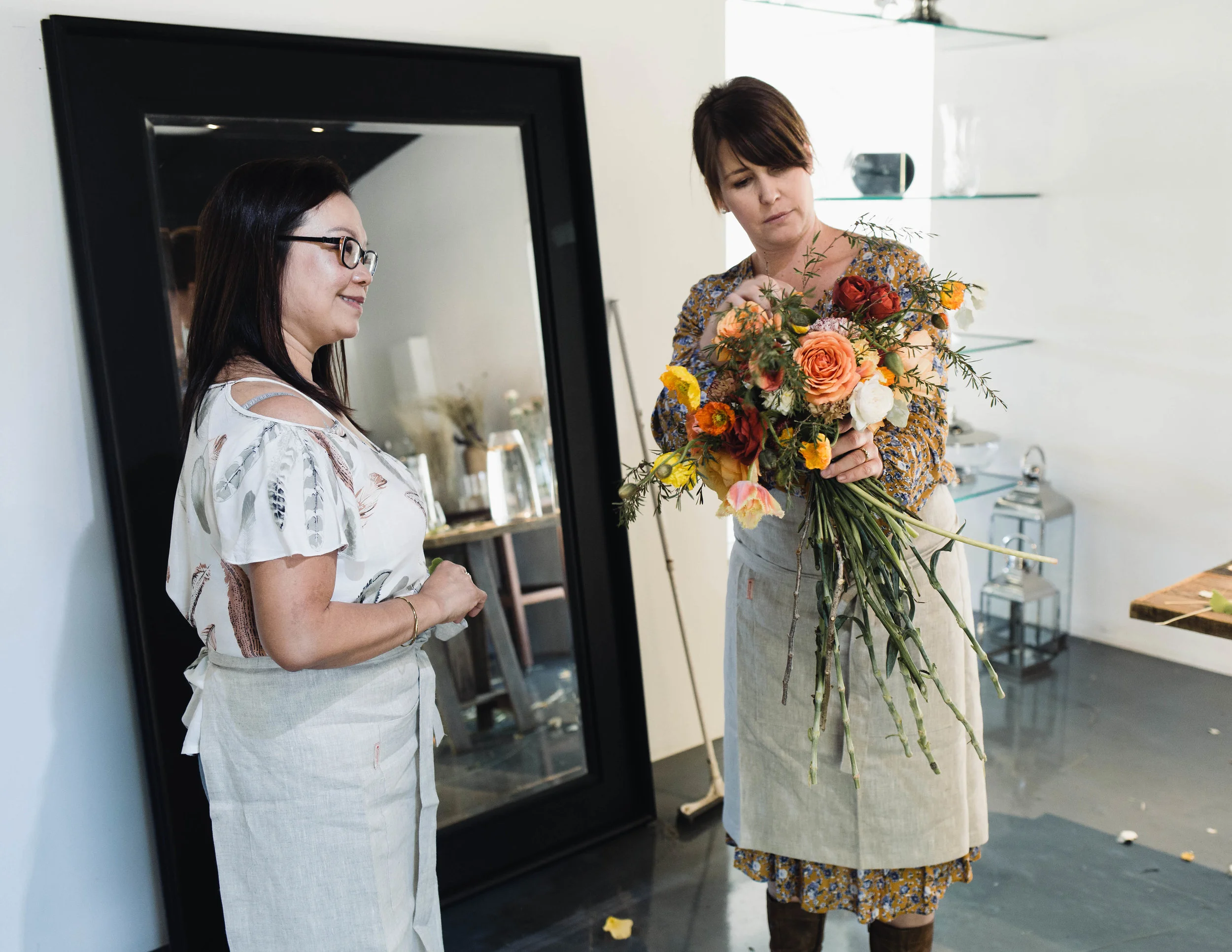 See below the 10 amazing bouquets made by our guests!
