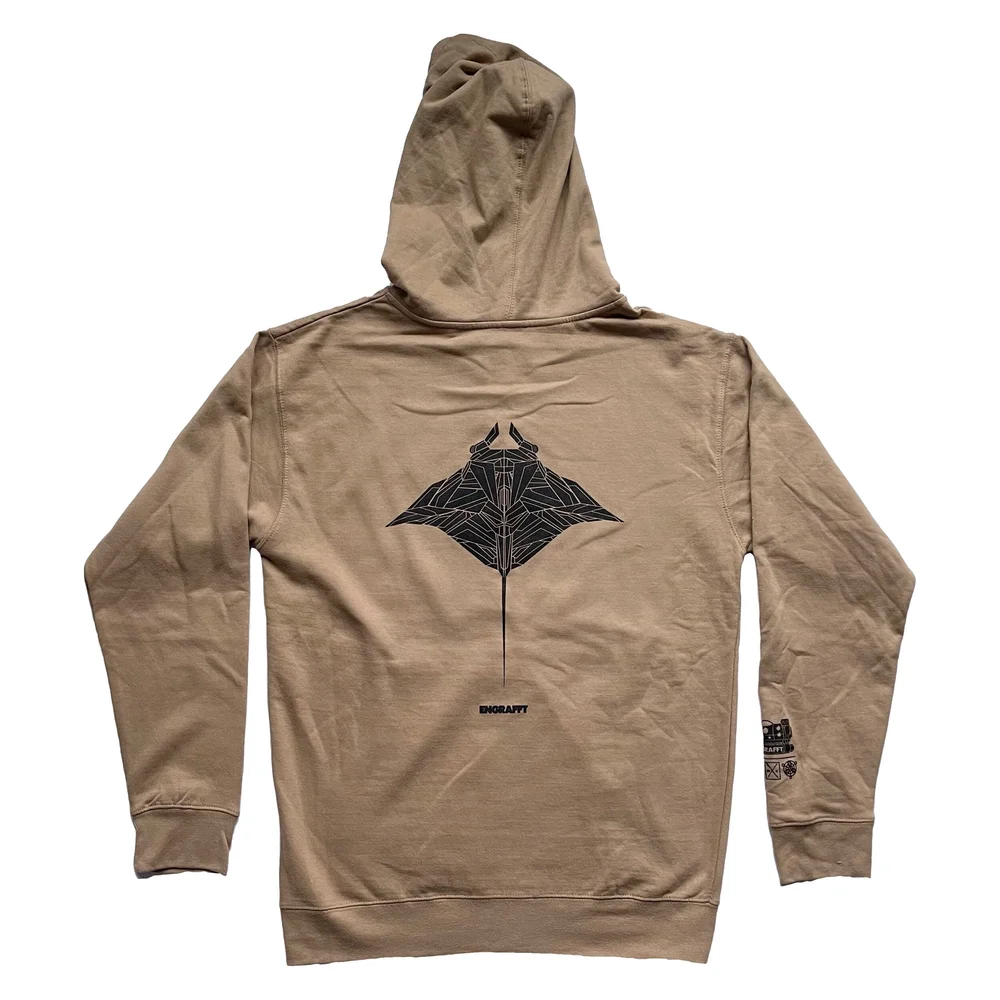 The Frag Manta Ray Zip Up Hoodie — ENGRAFFT