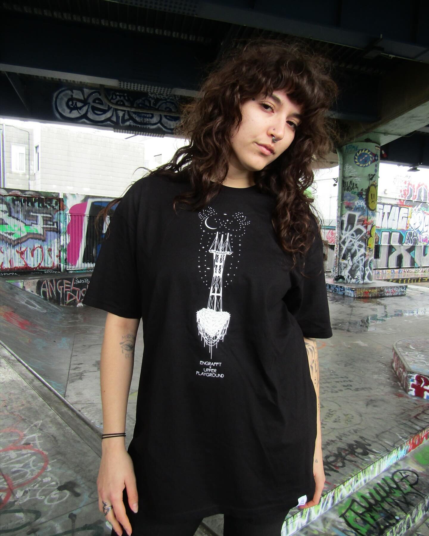 X @UpperPlayground collab has taken flight! Included in the collection is the Skyward Sutro Tee, which features a unique take on one of The City&rsquo;s most distinct landmarks, Sutro Tower. With original artwork and hand screen-printing by yours tru