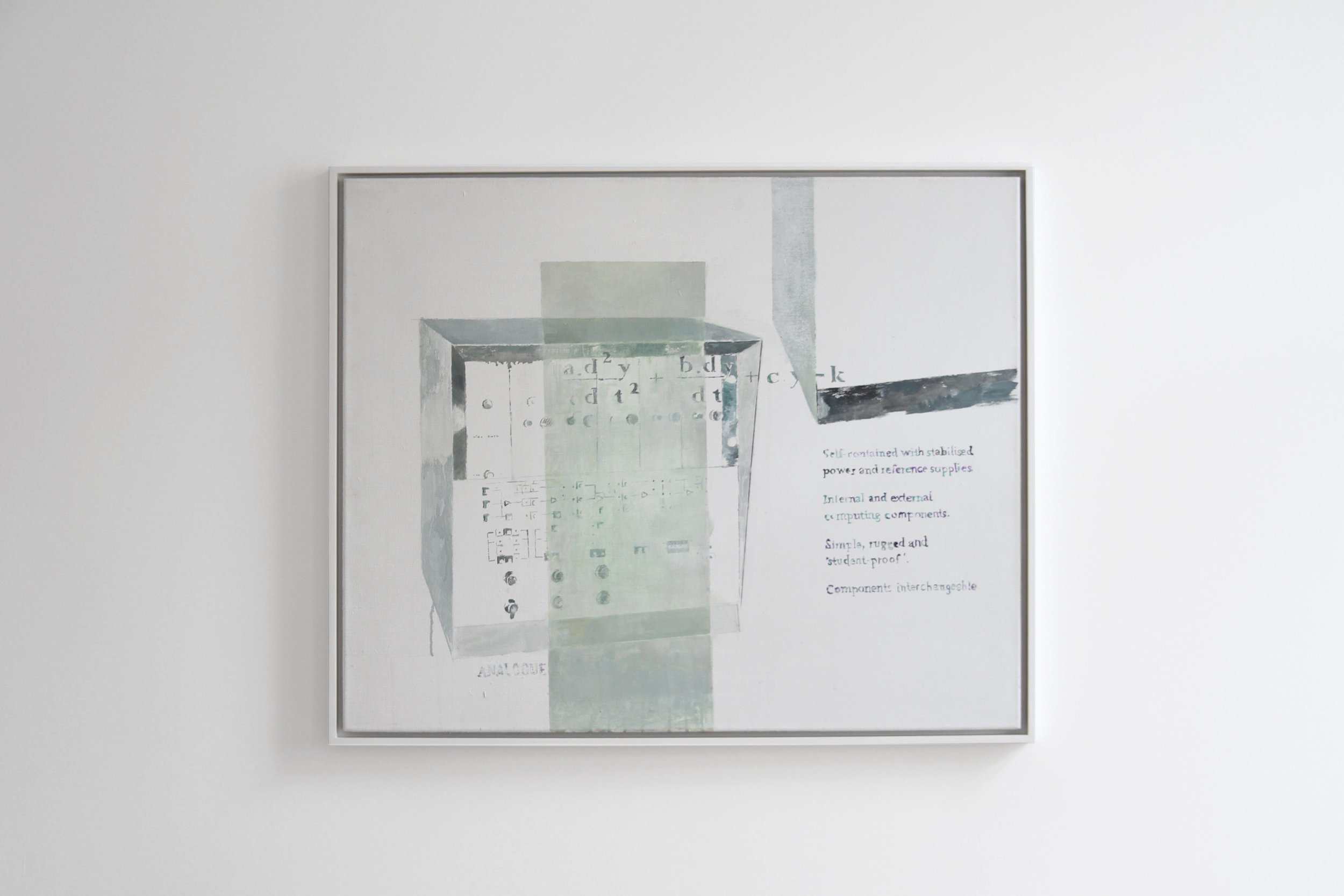  Agnes Fuchs, ANALOGUE TUTOR TY 963/02, 2013, Acrylic on canvas, 90 x 75 cm 