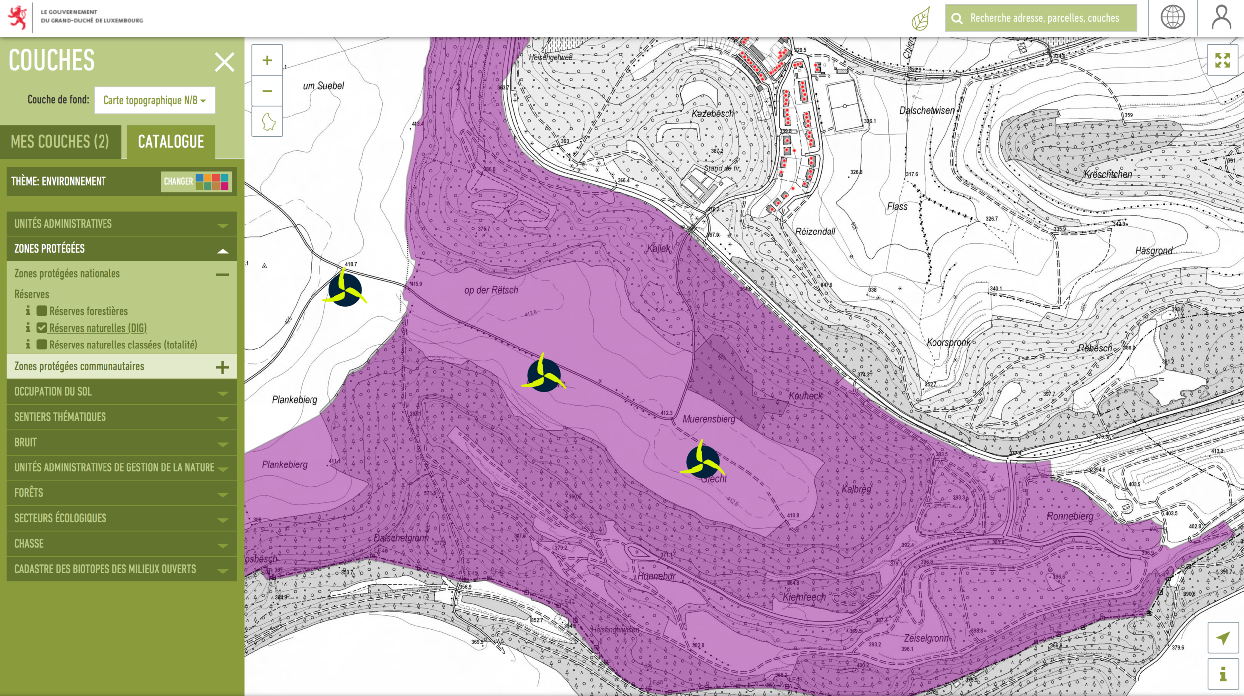 Zone réserve naturelle ( proposition, Déclaration d'Intention Générale )
