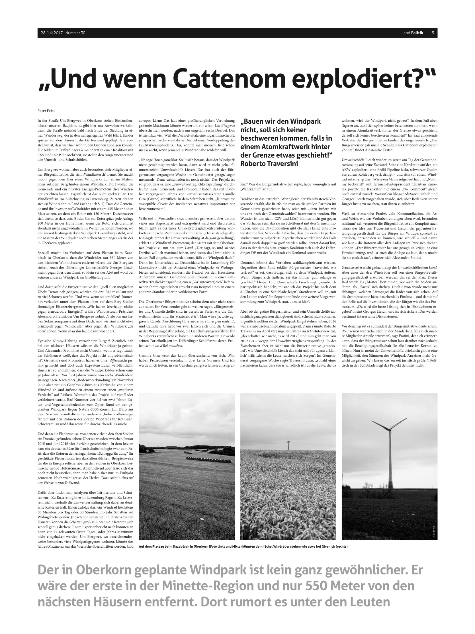 Land 28. Juli 2017
