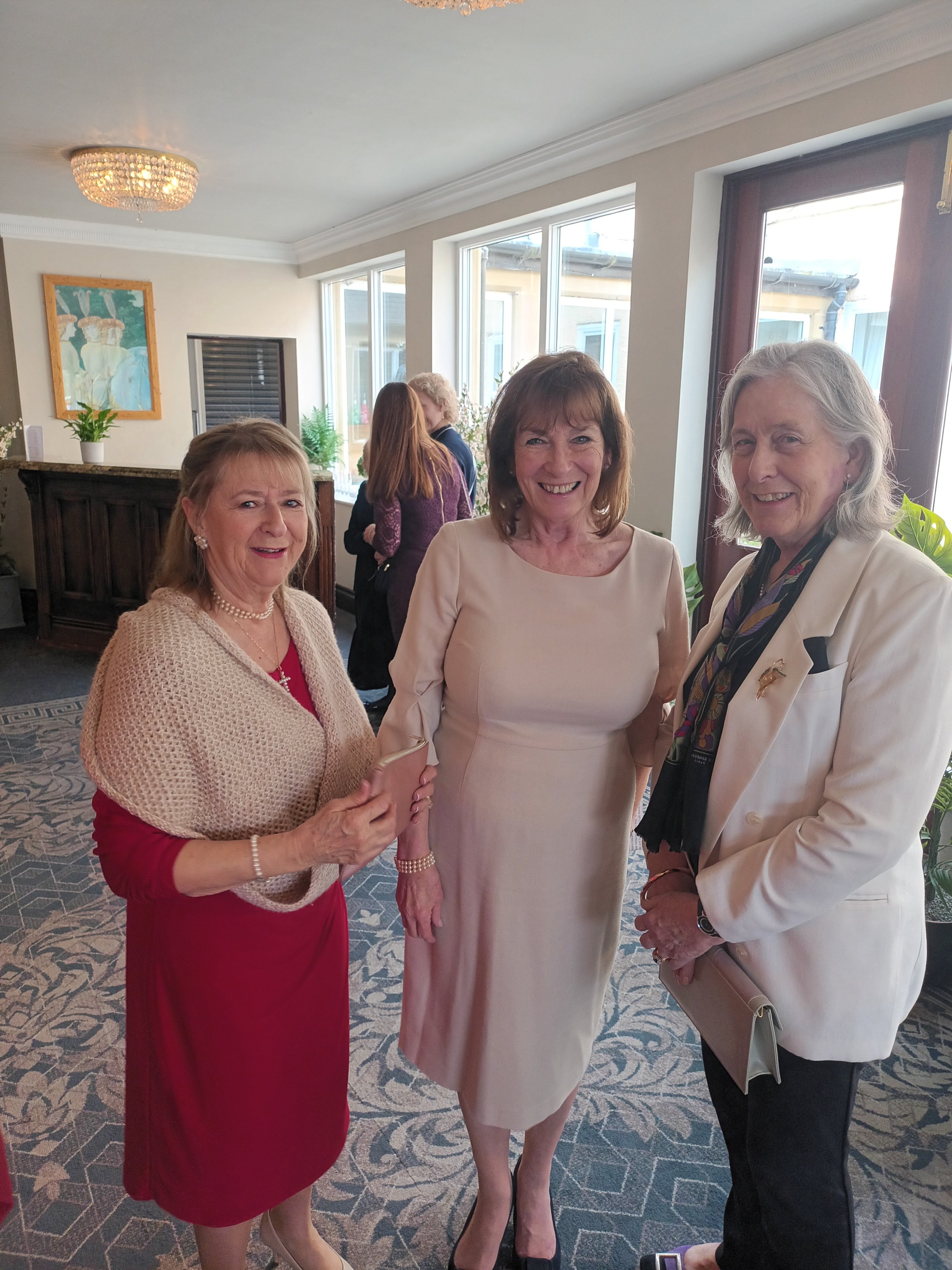 Our founder Sue Hewgill-Peterson with Chair Yvonne