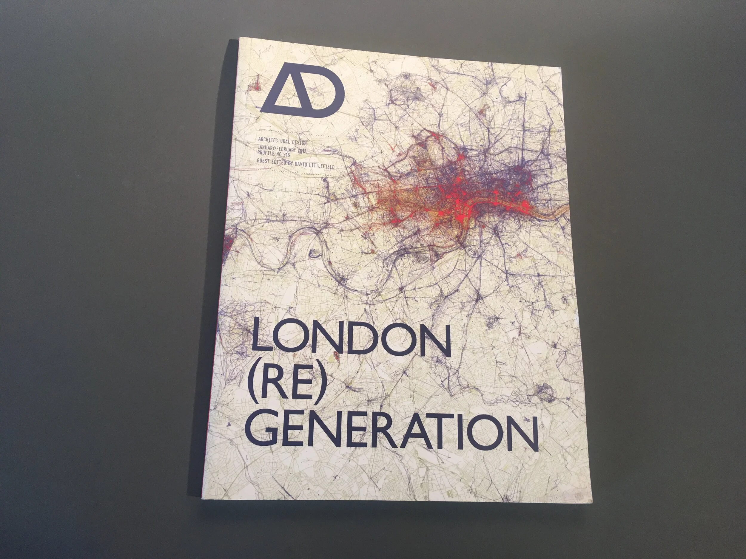  Publication: London (Re)Generation. AD (Architectural Design).Vol 82. 2012. Contribution: Works In/On/Around Progress.  