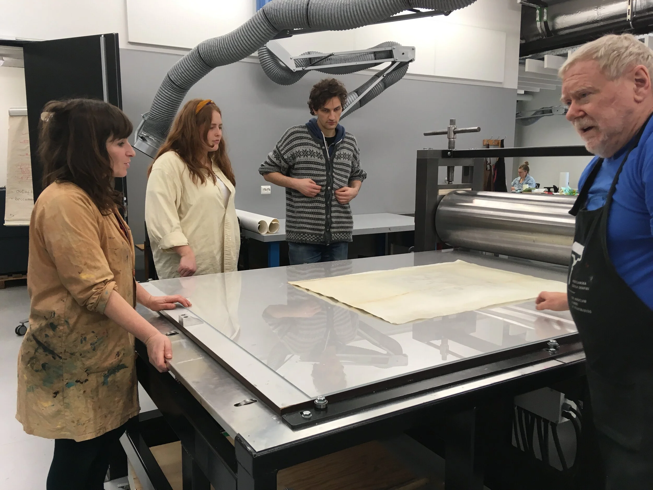  Workshop/Lecture: Graphic Alchemy    Host: KMD Bergen University   Contribution: experimental print workshop  