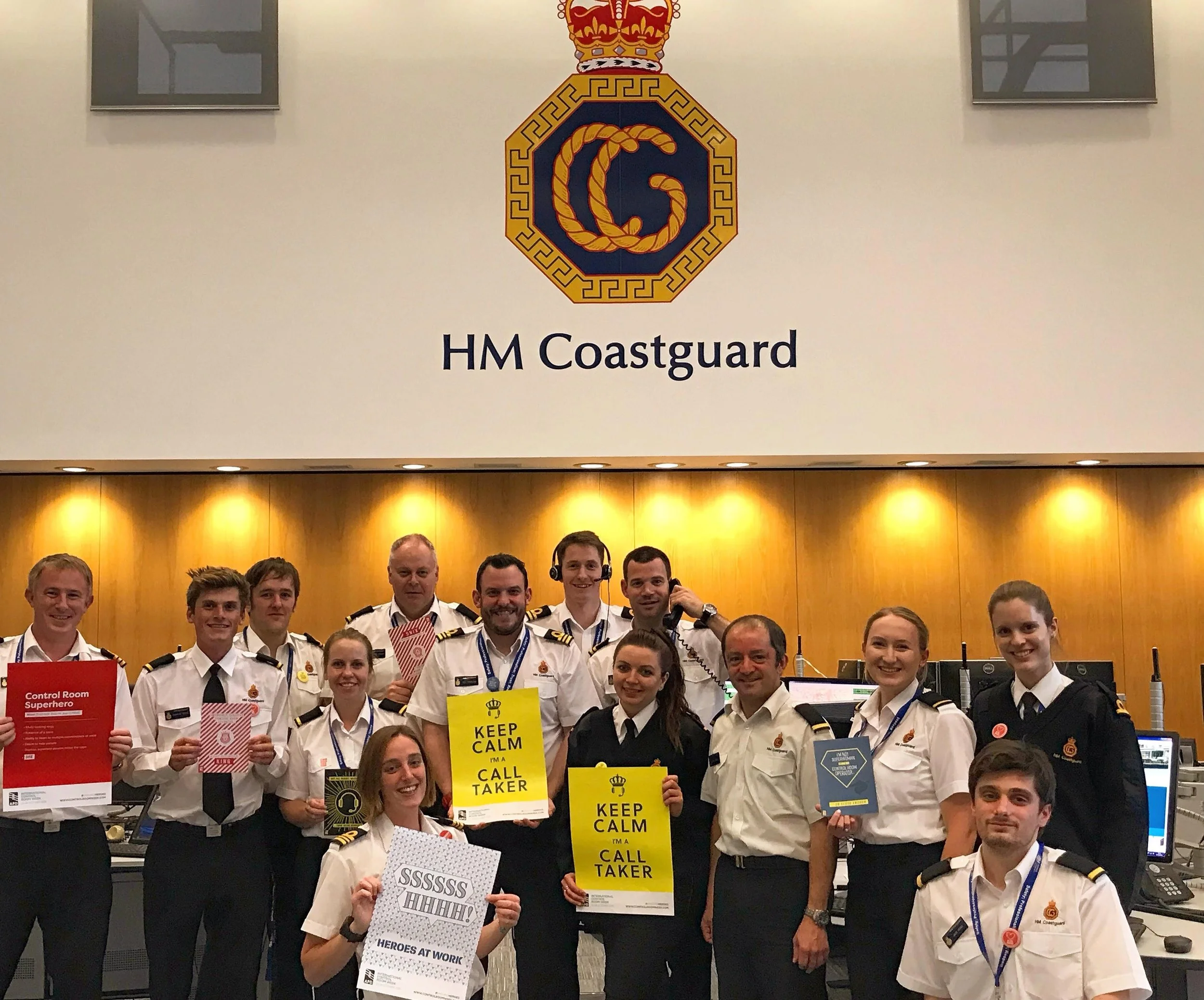 maritime and coastguard agency | national maritime operations centre in fareham celebrating international control room week 2018