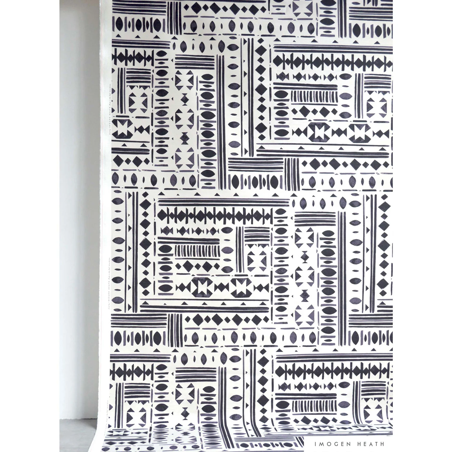 Copy of Imogen Heath Drapery Fabric 'Oriel in Grey'