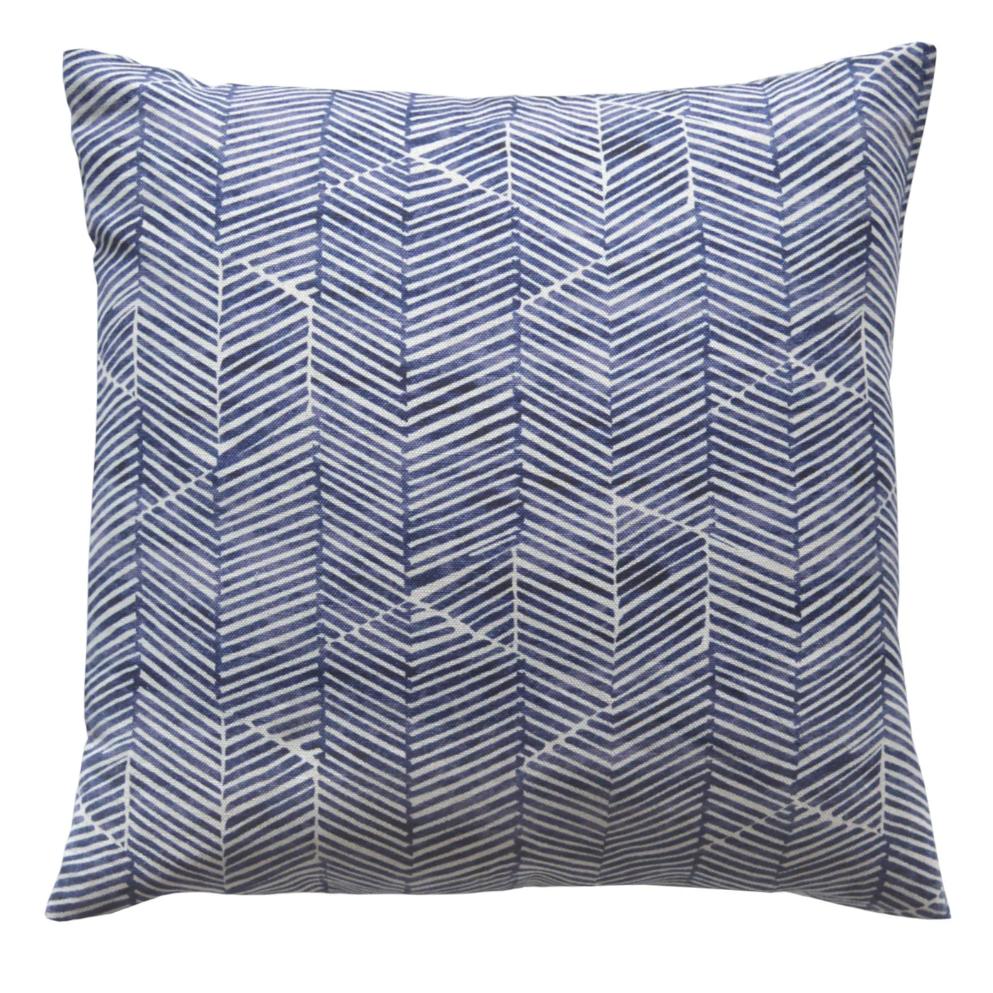 Imogen Heath Cushion - Aria Indigo Fabric