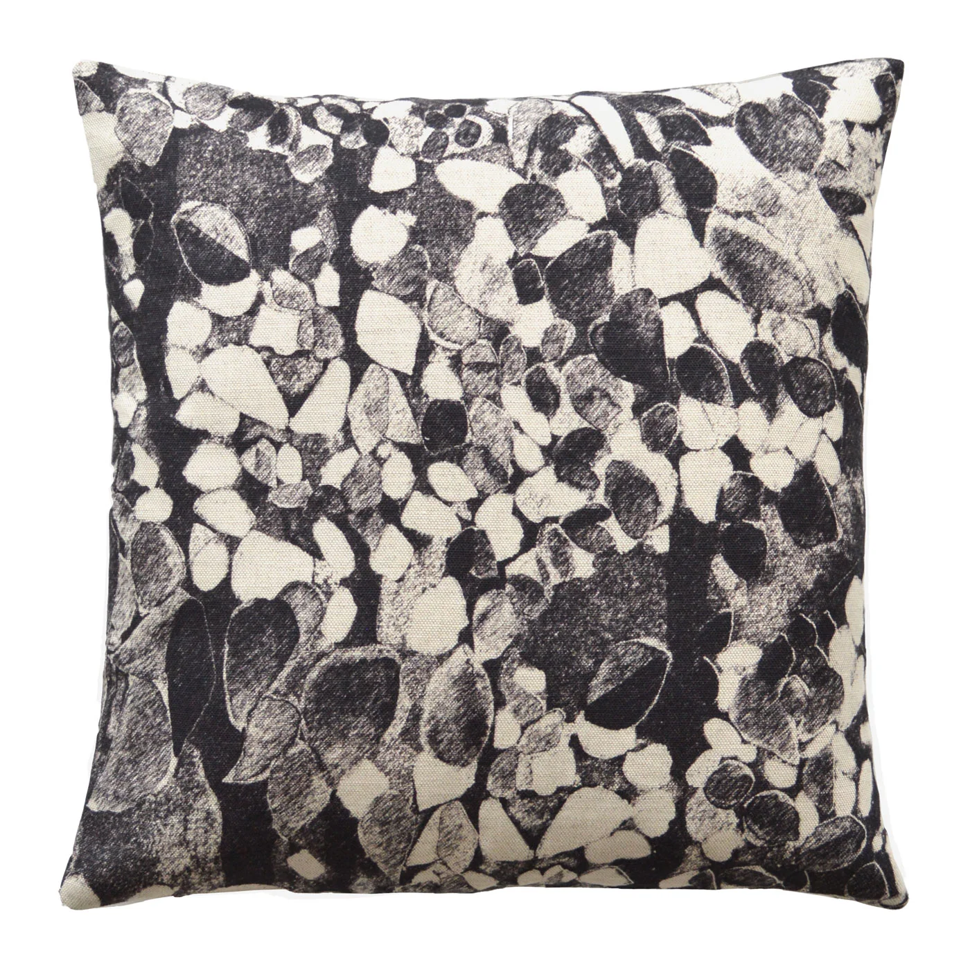 Imogen Heath Wood For The Trees Black and Oatmeal Cushion